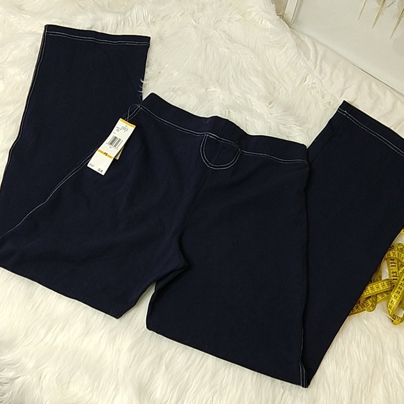 Jones New York Navy Sports Stretch Pants sz PS - Picture 5 of 9